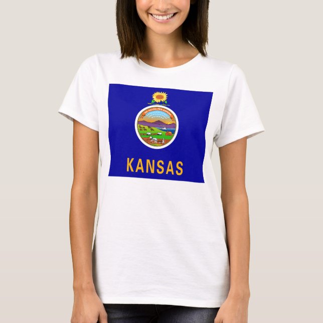 Kansas State Flag T-Shirt (Front)