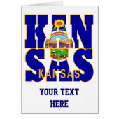 Kansas state flag text (Front)