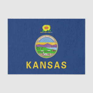 Kansas State Flag Tissue Paper