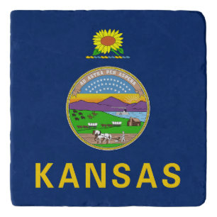 Kansas State Flag Trivet