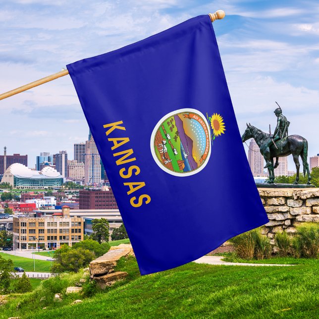 Kansas State House Flag (Kansas State House Flag Cover)