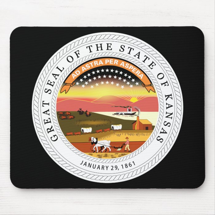 Kansas State Seal Mousepad