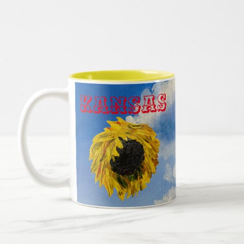 Kansas state  Two_Tone coffee mug