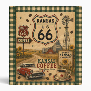 Kansas Sunflower Coffee Family Recipes 3 Ring Binder