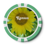 Kansas Sunflower Poker Chips