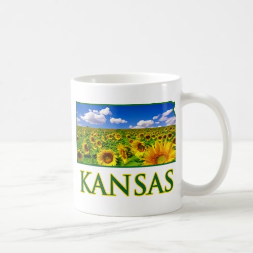 Kansas Sunflower Sky Coffee Mug