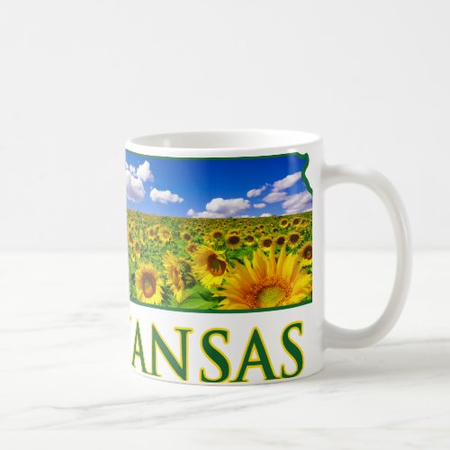 Kansas Sunflower Sky Coffee Mug