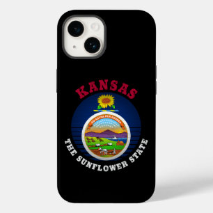 KANSAS SUNFLOWER STATE FLAG Case-Mate iPhone 14 CASE