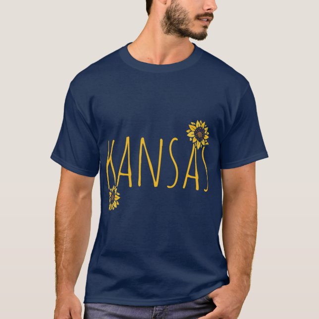 Kansas Sunflowers 1 T-Shirt (Front)