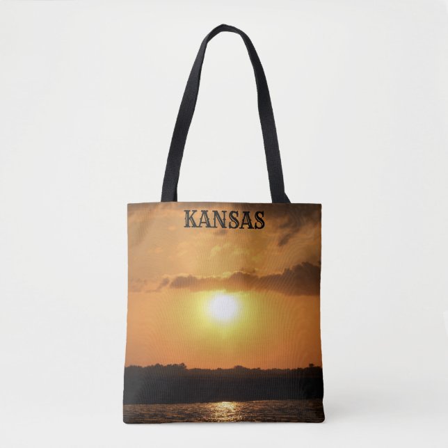 Kansas Sunset Tote Bag (Front)
