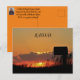 Kansas Sunset with clouds and sun rays Post Card. Postcard | Zazzle