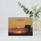Kansas Sunset with clouds and sun rays Post Card. Postcard | Zazzle