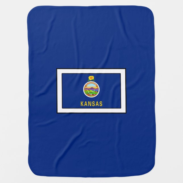 Kansas Swaddle Blanket (Front)