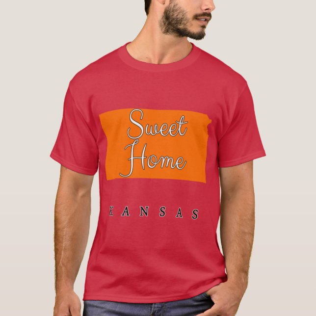 Kansas Sweet Home Kansas T-Shirt (Front)