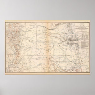 Kansas, Texas, Indian Territory Poster