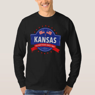 Kansas The Best State Since 1819 Usa 4th Of July 1 T-Shirt