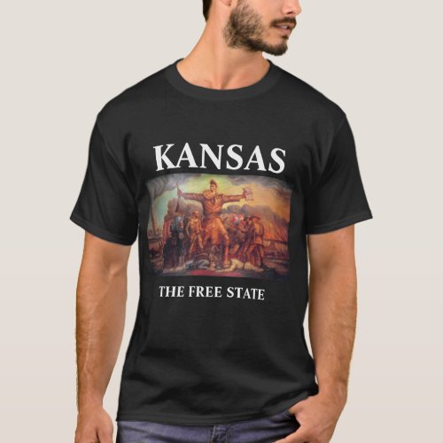 KANSAS _ The Free State _ Featuring Tragic Prelude T_Shirt