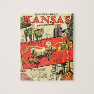 Kansas the Sunflower State Jigsaw Puzzle