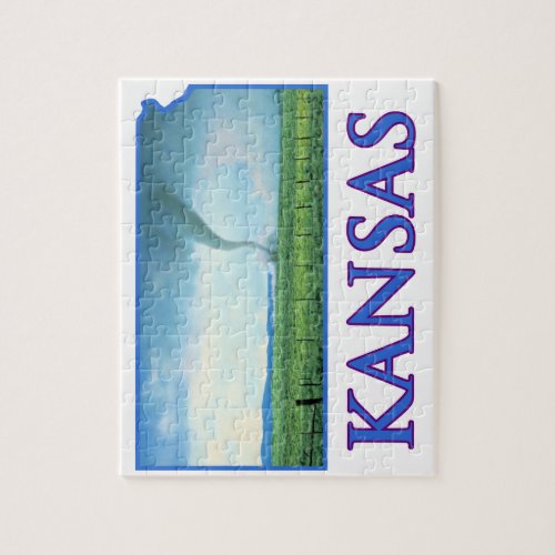 Kansas Tornado Jigsaw Puzzle