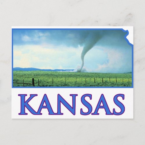 Kansas Tornado Postcard