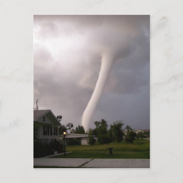 Kansas Tornado Postcard (Front)