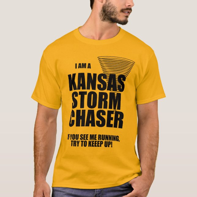 Kansas Tornado Storm Chaser T-shirt (Front)
