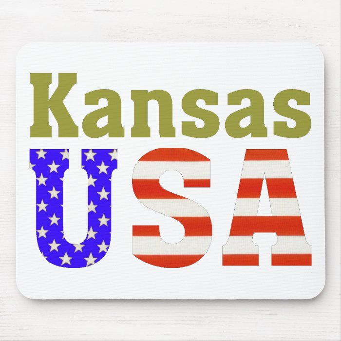 Kansas USA Mouse Mat