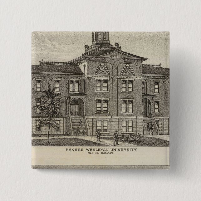 Kansas Wesleyan University Button (Front)