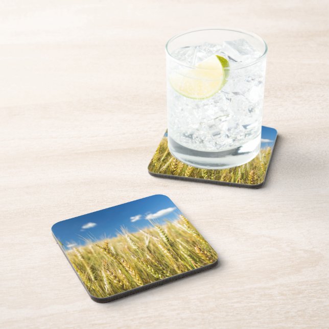 Kansas Wheat Beverage Coaster (Right Side)