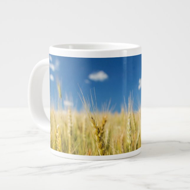 Kansas Wheat Giant Coffee Mug (Front Left)