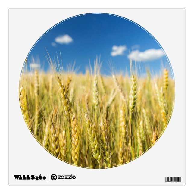 Kansas Wheat Wall Sticker (Front)