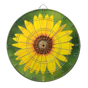 Kansas  Wild Sunflower ProfiledInk Dart Board