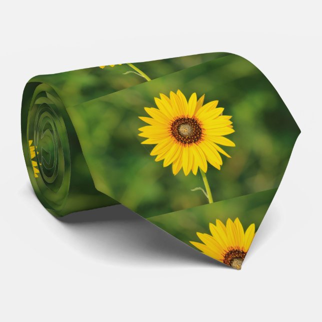 Kansas Yellow Sunflower Neck Tie | Zazzle