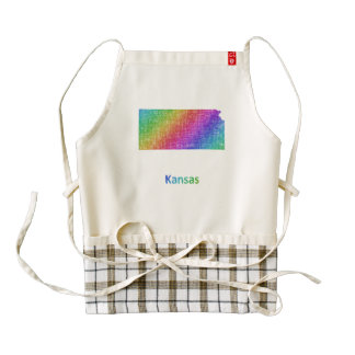 Kansas Zazzle HEART Apron