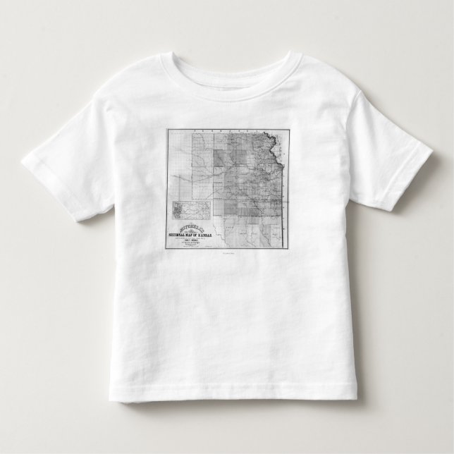 KansasPanoramic MapKansas Toddler T-shirt (Front)
