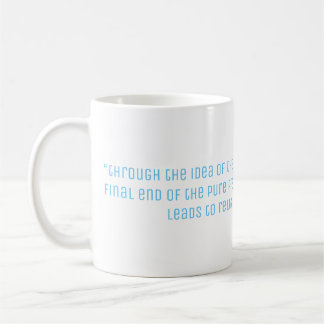 Kant 2 Philosophy Quote Coffee Mug