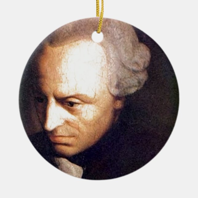 kant ceramic ornament (Front)