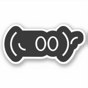 Kaomoji Ghost Japanese Emoticon Sticker