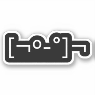 Kaomoji Zombie Japanese Emoticon Sticker