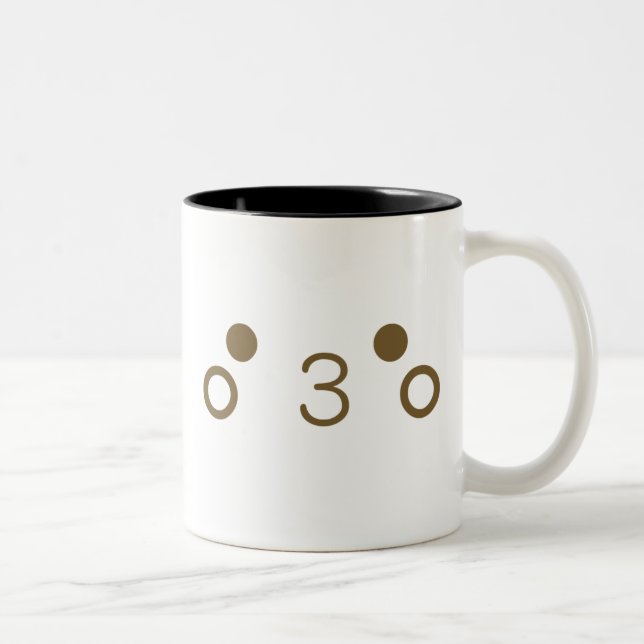 Kaori [kaomoji]collection☆] Two-Tone coffee mug (Right)