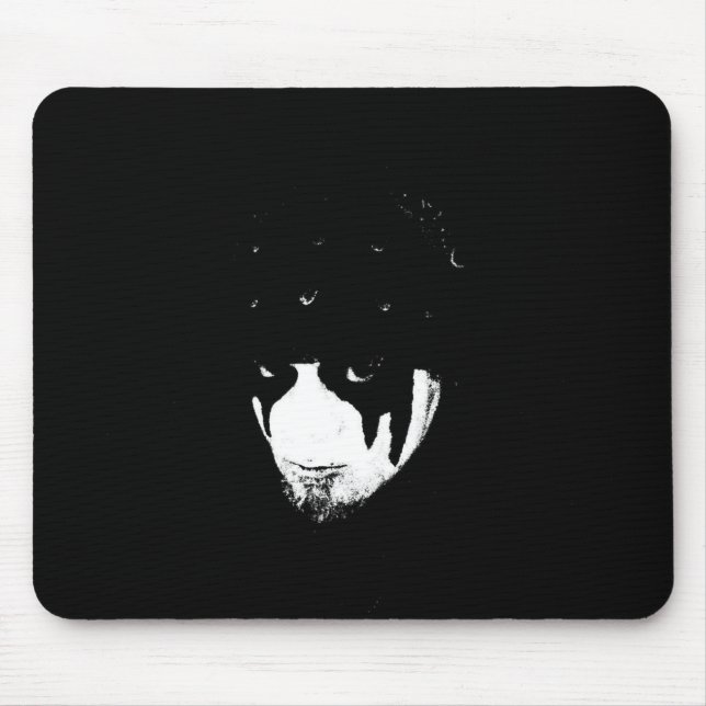 Kaos Anubis Mouse Pad B&W (Front)