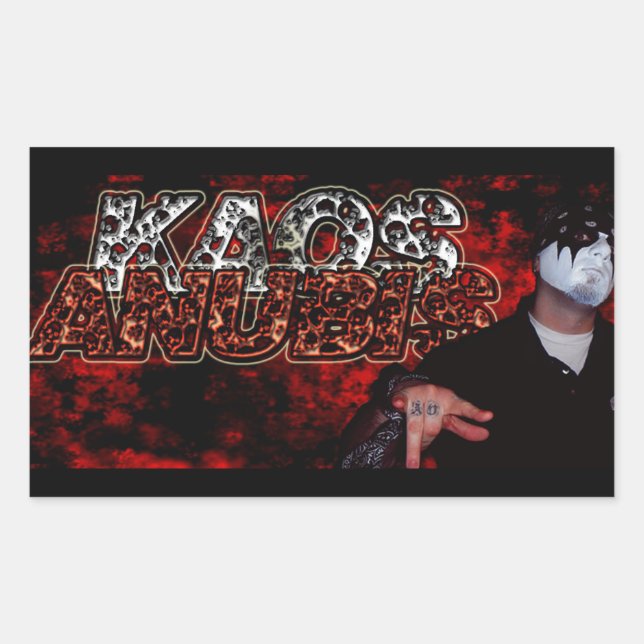 KAOS ANUBIS STICKER (BLOCKED) (Front)