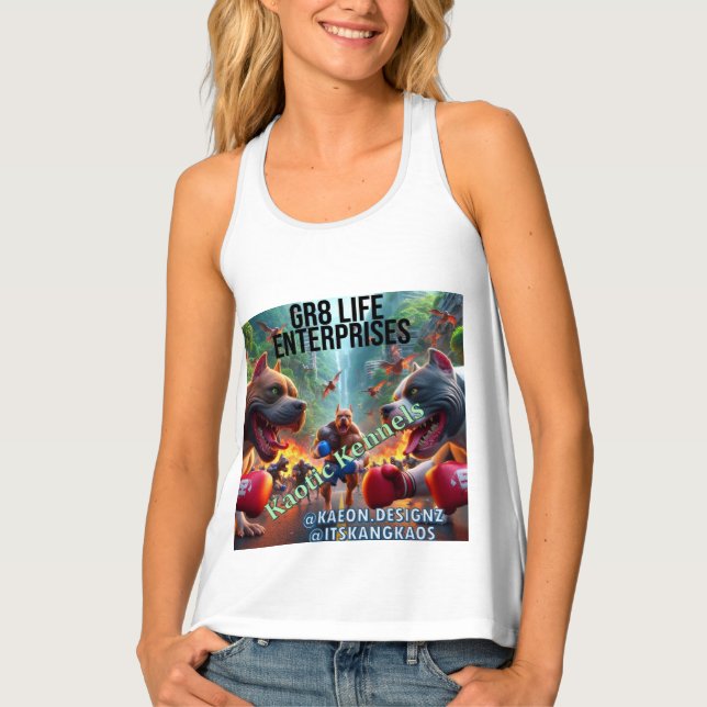 Kaotic Kennels Womens' Tank Top (Front)