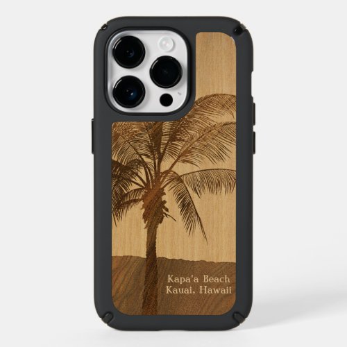 Kapaa Sunset Hawaiian Palm Tree Customizable Speck iPhone 14 Pro Case