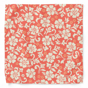 Kapalua Pareau Hawaiian Hibiscus Bandana