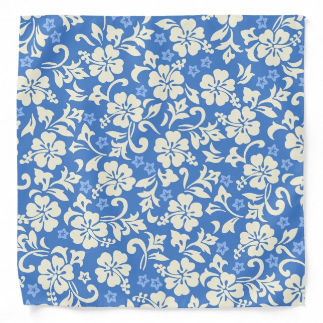 Kapalua Pareau Hawaiian Hibiscus Bandana (Front)