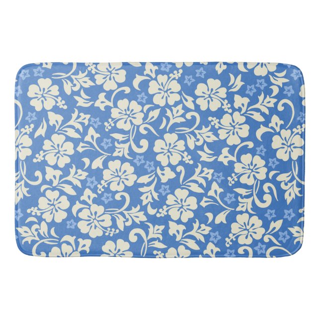 Kapalua Pareau Hawaiian Hibiscus Bathroom Mat (Front)
