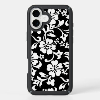 Kapalua Pareau Hawaiian Hibiscus Black iPhone 16 Plus Case