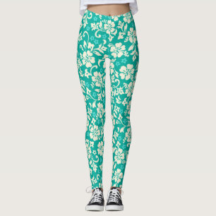 Kapalua Pareau Hawaiian Hibiscus Leggings