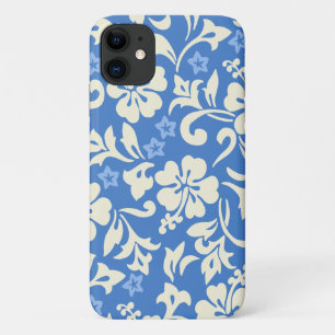 Kapalua Pareau Hawaiian Hibiscus Periwinkle iPhone 11 Case